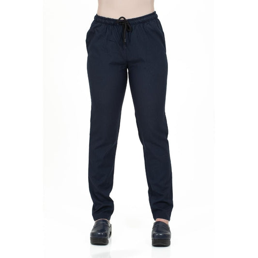 Pantaloni Medicali Elastan, Unisex, Culoarea Albastra Bleumarin, Model Classic Flex