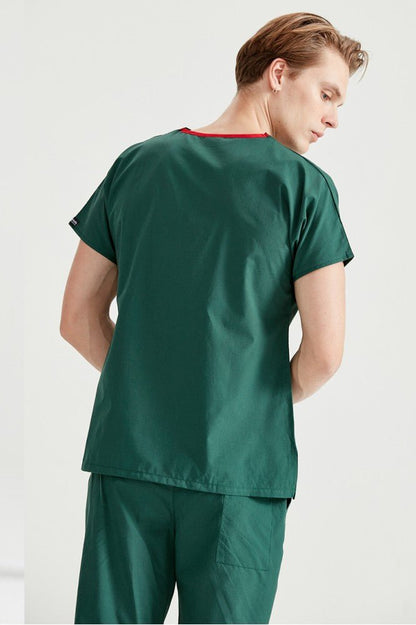 Khaki Green Medical Suit, For Men - Khaki - Classic Model