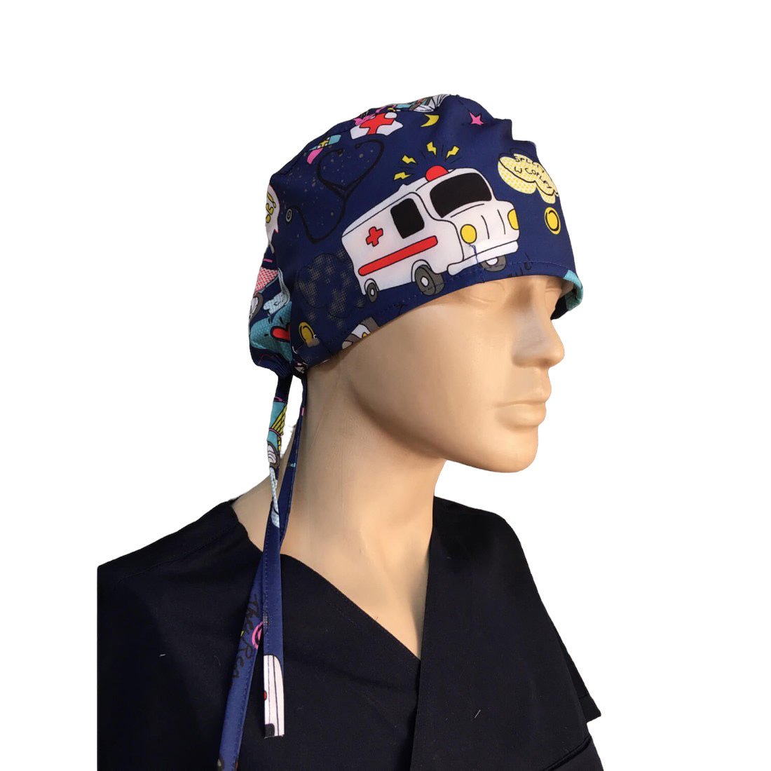 Bluemarin Unisex Orvosi sapka, Ambulance Print